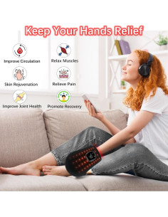 Guante Terapia Luz Roja Inalámbrico 660nm y 850nm 2