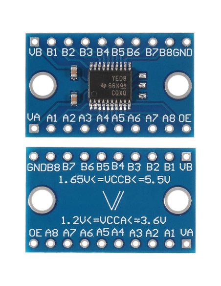 10PCS Módulo Conversor de Nivel Lógico Bidireccional 8 Canales TXS0108E 3.3V-5V