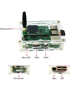 Estación de Radio WiFi DMR Hotspot Iwofii Modelo Sim-3A con Antena UHF 2