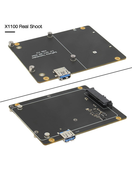 Geekworm X1100 Shield SATA HDD/SSD para Raspberry Pi 5 Geekworm X1100 Shield SATA HDD/SSD para Raspberry Pi 5