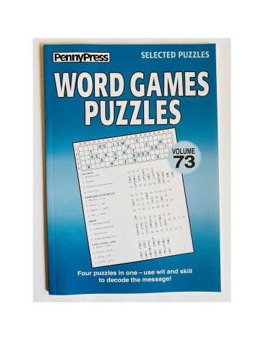 Juegos de Palabras Puzzles Penny Press Vol. 73 y 74 - 110 Páginas