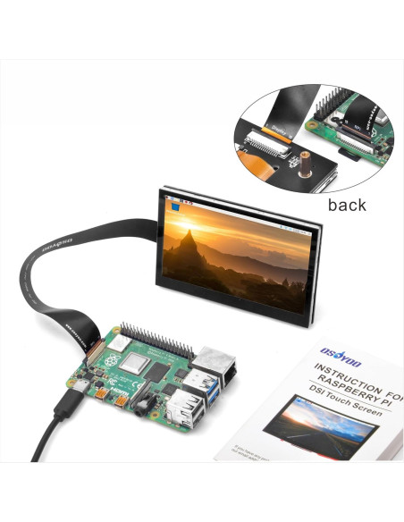 Cables FPC OSOYOO 15 Pines 1mm Pitch 200mm Paquete de 2