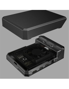 Caja Argon NEO para Raspberry Pi 4 con Fan HAT y Fuente Tipo-C 2