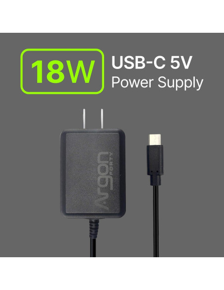 Caja Argon NEO para Raspberry Pi 4 con Fan HAT y Fuente Tipo-C