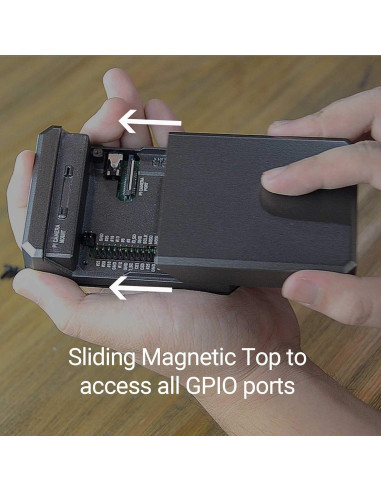 Caja Argon NEO para Raspberry Pi 4 con Fan HAT y Fuente Tipo-C