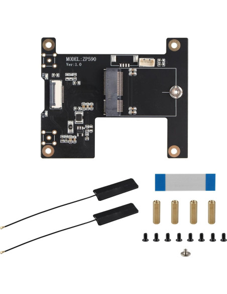 Adaptador PCIe a WiFi 7 ZDE ZP590B para Raspberry Pi 5