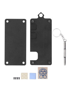 Caja de Aluminio Acogedor para Raspberry Pi Zero W - Negra