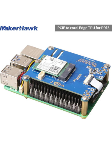 Placa Adaptadora PCIe a Wi-Fi 7 Drocoge para Raspberry Pi 5