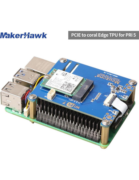 Placa Adaptadora PCIe a Wi-Fi 7 Drocoge para Raspberry Pi 5