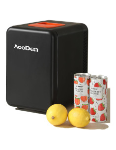 Mini nevera eléctrica AooDen AO-4L-BK 4L para coche y hogar