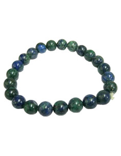 Brazalete de Crisocola CRYSTALMIRACLE 17.78 cm Joyería Sanación