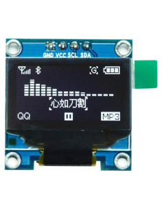 Pantalla OLED 0.96" HiLetgo 128x64 I2C IIC Serial Color Blanca