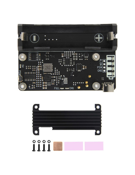 Placa de Expansión UPS Geekworm X306 V1.3 para Raspberry Pi Zero 2W Placa de Expansión UPS Geekworm X306 V1.3 para Raspberry Pi Zero 2W