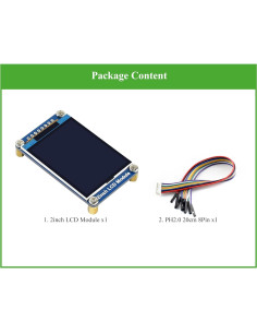 Módulo Pantalla LCD 2" UeeKKoo 240x320 IPS SPI Compatible 2