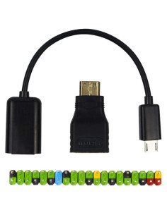Kit Adaptador Raspberry Pi Zero 3 en 1 - GPIO, Mini HDMI, Micro USB