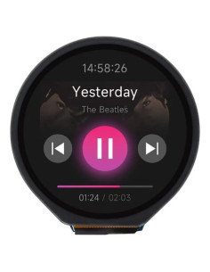 Pantalla LCD Táctil Redonda Coolwell 1.28" 240x240 para Raspberry Pi