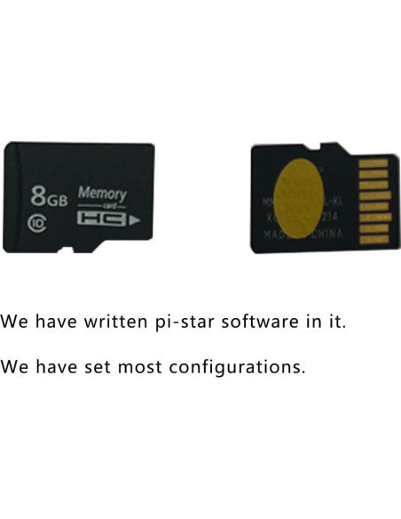 Pack 2 Tarjetas SD 8G Mokxihit con Pi-Star 4.2.1 para MMDVM