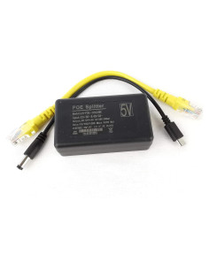 Divisor PoE Activo 5V 4A USB Tipo C para Raspberry Pi 5