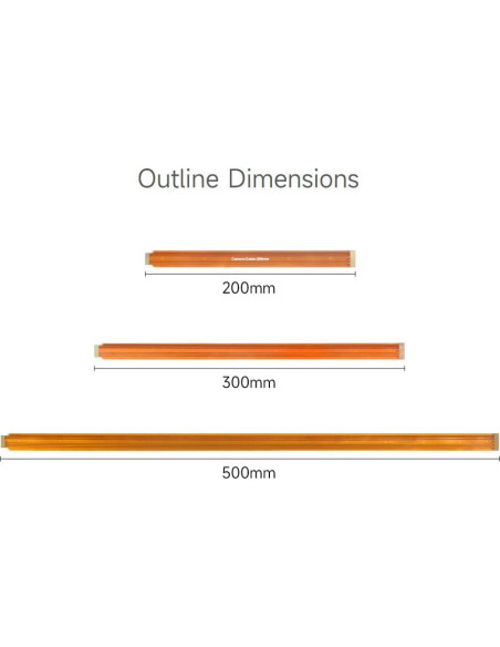 Cable flexible CSI FPC Waveshare 500mm para Raspberry Pi 5 Cable flexible CSI FPC Waveshare 500mm para Raspberry Pi 5