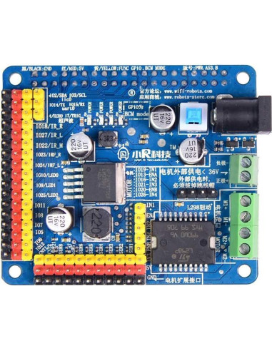 Placa de Expansión XiaoR Geek para Raspberry Pi 3B/4B/5