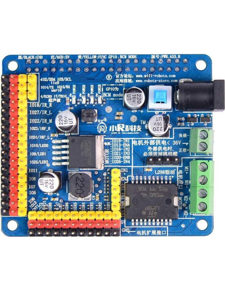 Placa de Expansión XiaoR Geek para Raspberry Pi 3B/4B/5