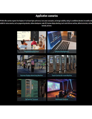 Placa de Circuito Único Geniatech XPI-3566 4 núcleos 8GB RAM