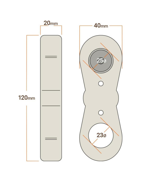 Tablero de dedos masilas para entrenamiento de escalada