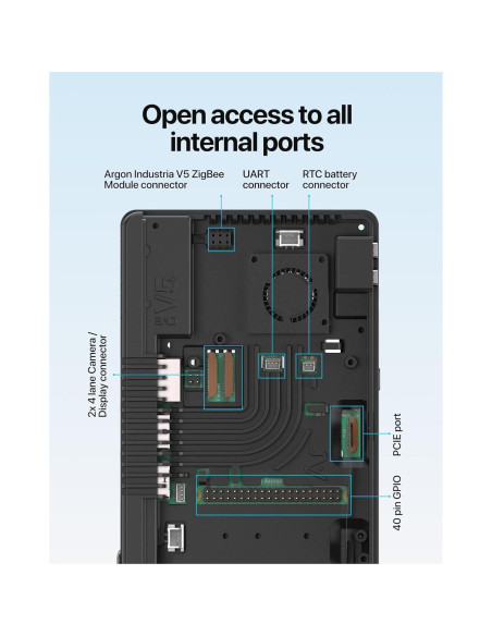 Caja Argon ONE V5 para Raspberry Pi 5 con M.2 NVMe