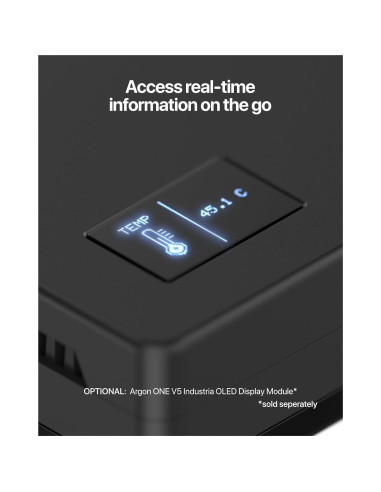 Caja Argon ONE V5 para Raspberry Pi 5 con M.2 NVMe