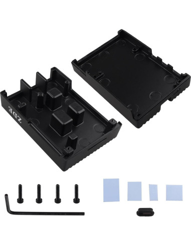 Caja de Aluminio ZDE para Raspberry Pi 5 - Enfriamiento Pasivo