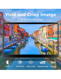 Monitor HDMI 7" HAMTYSAN 800x480 con Altavoces Dobles 2