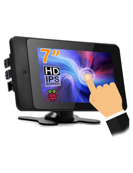 Caja OSOYOO PiStudio con Pantalla Táctil IPS de 7" para Raspberry Pi