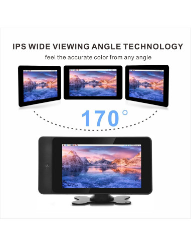 Caja OSOYOO PiStudio con Pantalla Táctil IPS de 7" para Raspberry Pi