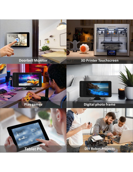 Caja OSOYOO PiStudio con Pantalla Táctil IPS de 7" para Raspberry Pi