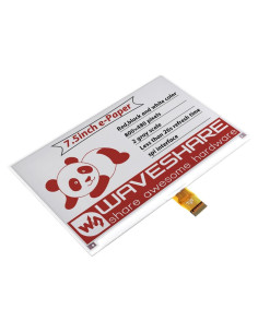 Pantalla E-Paper Waveshare 7.5" 800x480 para Raspberry Pi