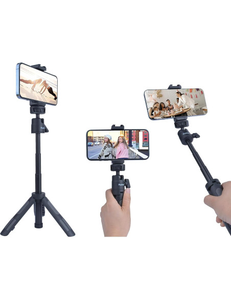 Trípode Mini Selfie Stick Ruittos 29.21 cm Ajustable