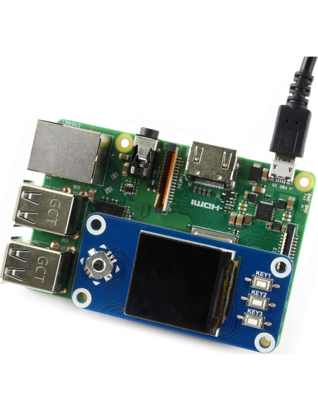 Pantalla LCD IPS 1.3" Waveshare HAT 240x240 para Raspberry Pi