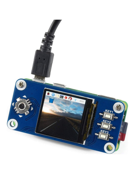 Pantalla LCD IPS 1.3" Waveshare HAT 240x240 para Raspberry Pi