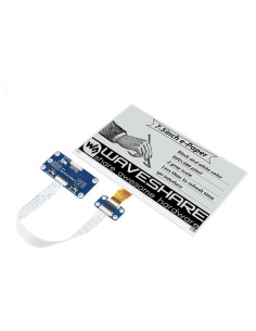 Pantalla e-Paper HAT 7.5" Waveshare 800x480 para Raspberry Pi
