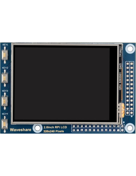 Pantalla TFT LCD táctil 2.8" Waveshare para Raspberry Pi