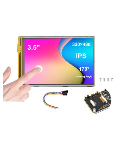 Pantalla Táctil Resistiva 3.5" UeeKKoo LCD IPS 320x480
