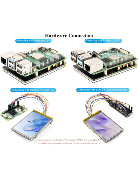 Pantalla Táctil Resistiva 3.5" UeeKKoo LCD IPS 320x480