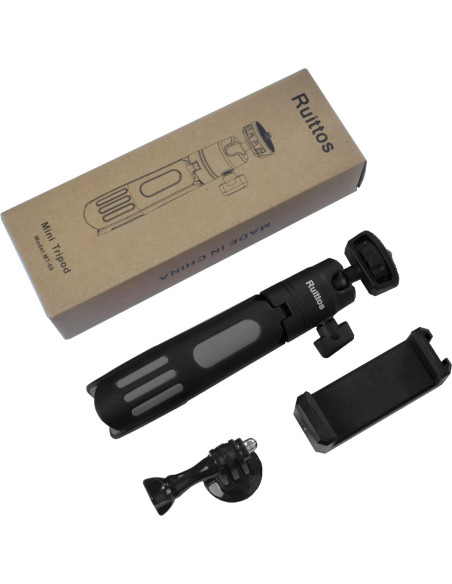 Trípode Mini Selfie Stick Ruittos 29.21 cm Ajustable