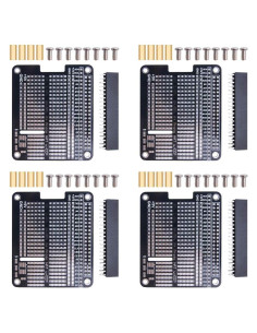 Placa PCB Shield GeeekPi para Raspberry Pi 4/3/2 - Negro