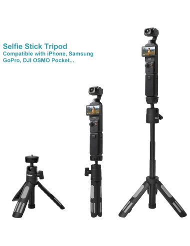 Trípode Mini Selfie Stick Ruittos 29.21 cm Ajustable