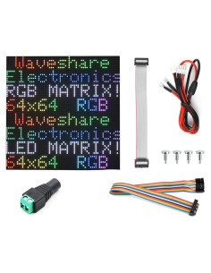 Panel LED RGB 64x64 Waveshare 2mm Brillo Ajustable