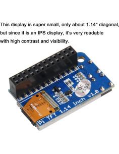 Mini Pantalla LCD TFT 1.14" Color ST7789 para Raspberry Pi 2
