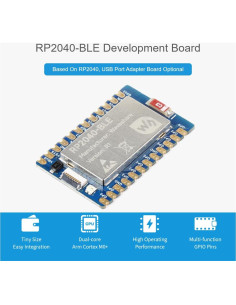 Placa de desarrollo RP2040-BLE Waveshare Bluetooth 5.1 2