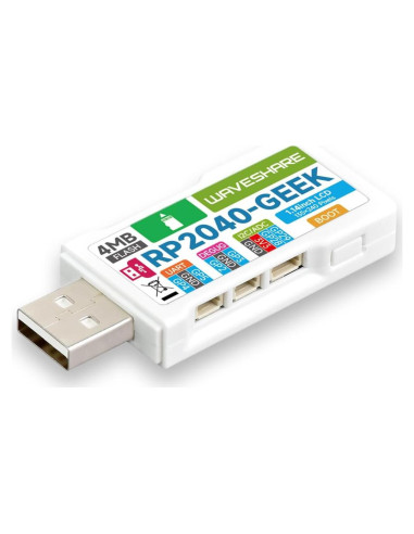 Placa de Desarrollo Waveshare RP2040-GEEK con Pantalla LCD 1.14"