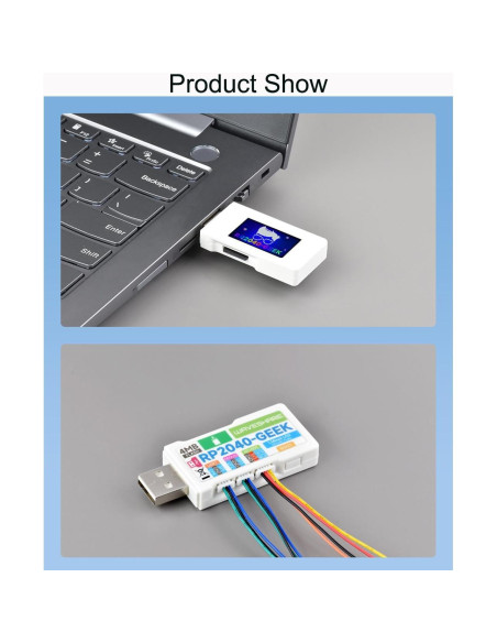 Placa de Desarrollo Waveshare RP2040-GEEK con Pantalla LCD 1.14" Placa de Desarrollo Waveshare RP2040-GEEK con Pantalla LCD 1.14"